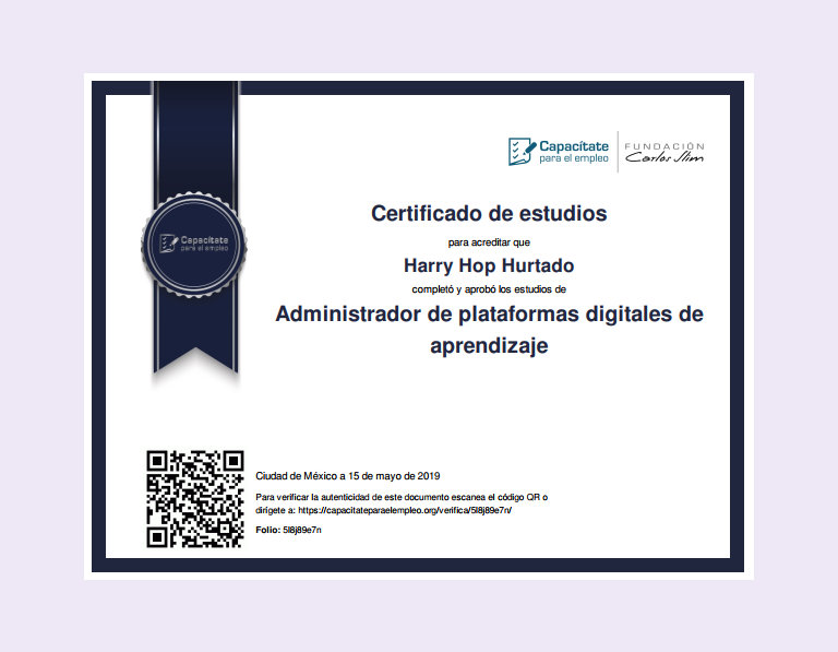 Certificado Administrador de servidores